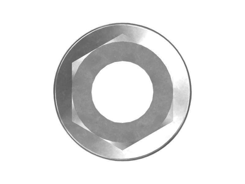 Фланцевая гайка с шестигранной резьбой M8X1,5