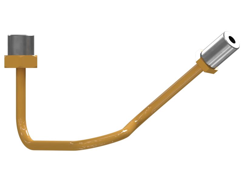 Труба линии впрыска топлива наружного диаметра 8 мм