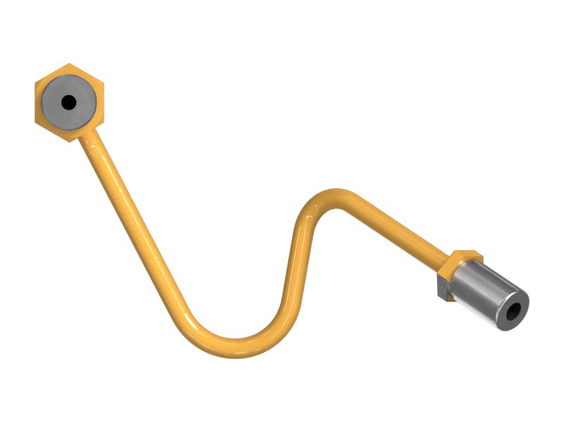 Труба линии впрыска топлива наружного диаметра 8 мм