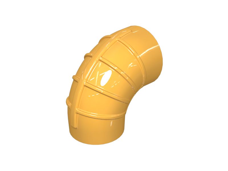 Колено воздухоочистителя