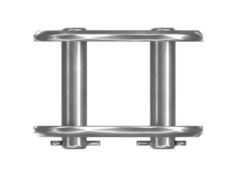 Соединительное звено приводных цепей привода конвейера шнекового бура