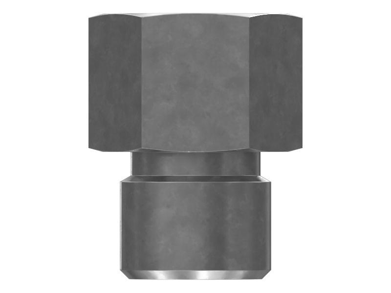 Прямой переходник с уплотнительным кольцом и шестигранной головкой 9/16-18