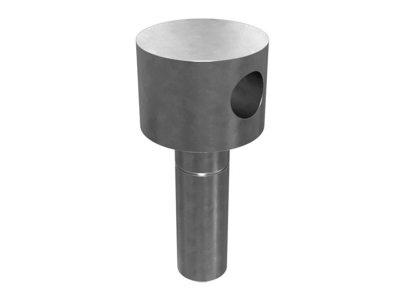 Вал направляющего шкива, внешний диаметр 22 мм