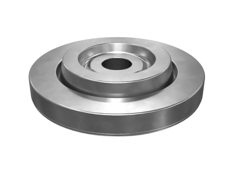 Двухкомпонентное симметричное изолирующее резиновое крепление