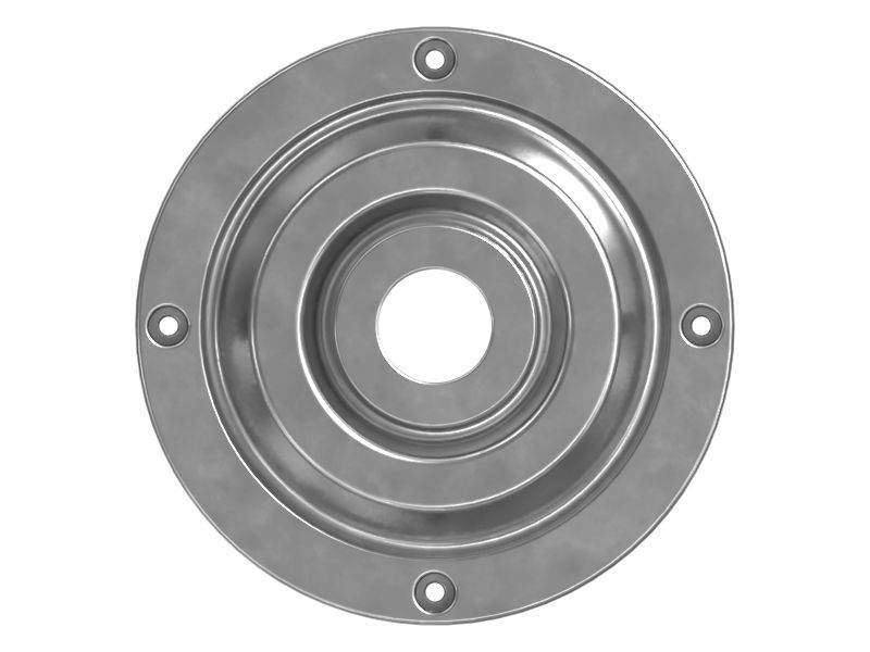 Двухкомпонентное асимметричное изолирующее резиновое крепление