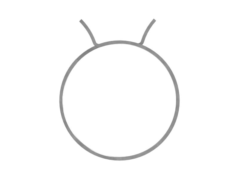 Хомут сапуна картера