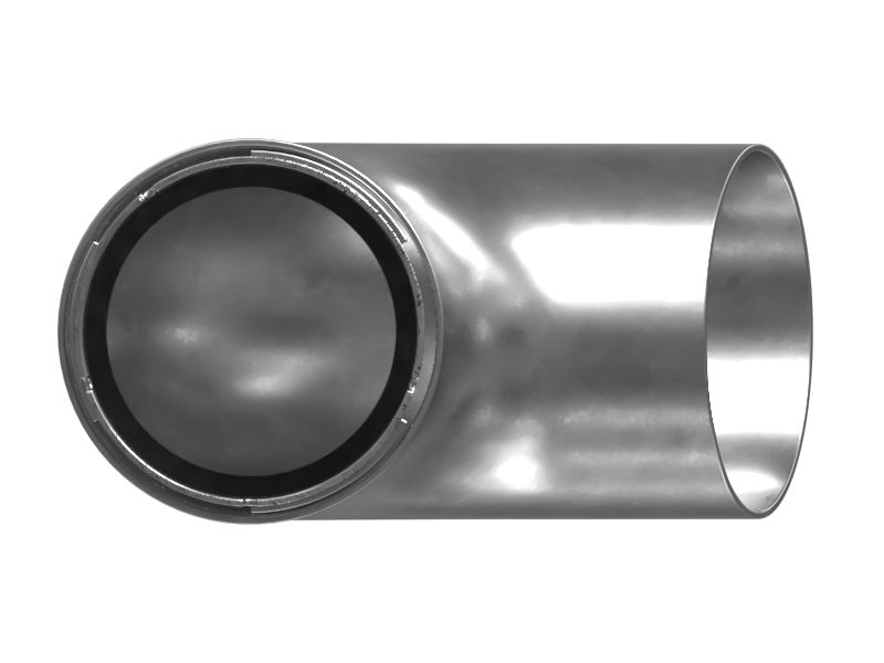 Стальной выпускной патрубок с наружным диаметром 85,70 мм