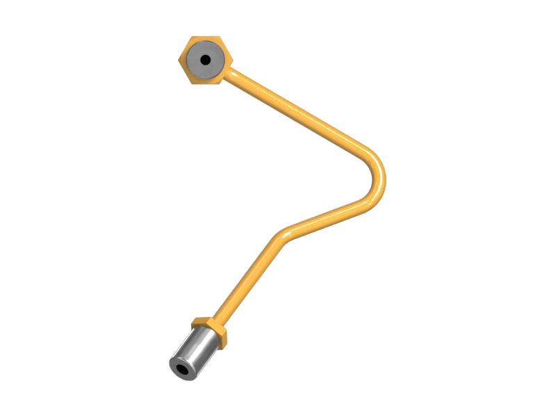 Труба линии впрыска топлива наружного диаметра 8 мм