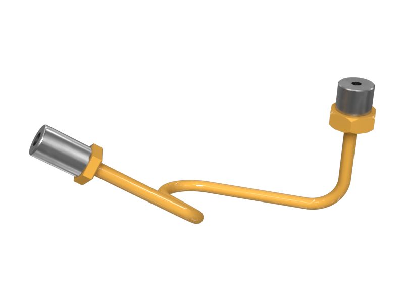 296-4743: Труба линии впрыска топлива наружного диаметра 8 мм