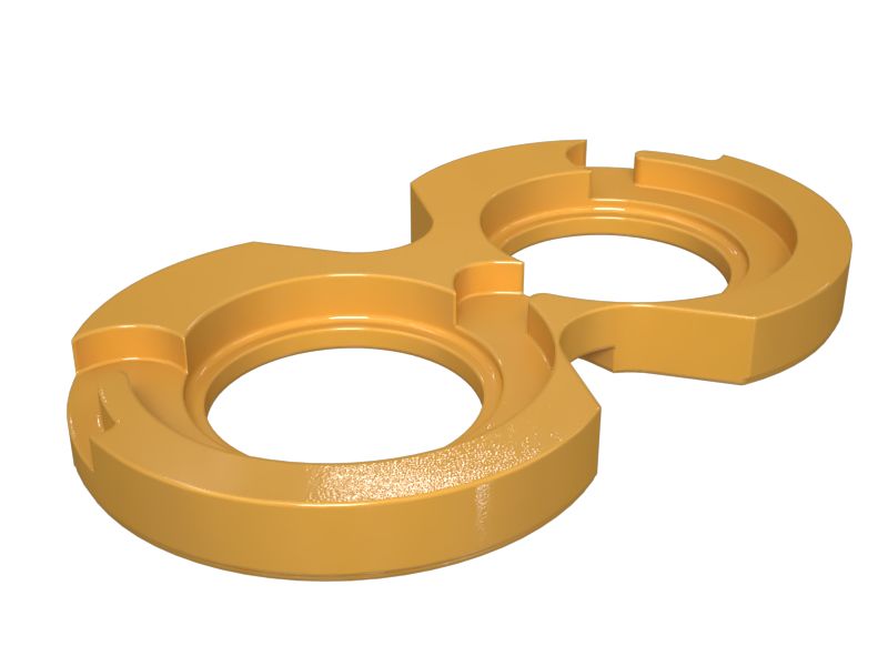 Верхняя прижимная пластина толщиной 9,7 мм