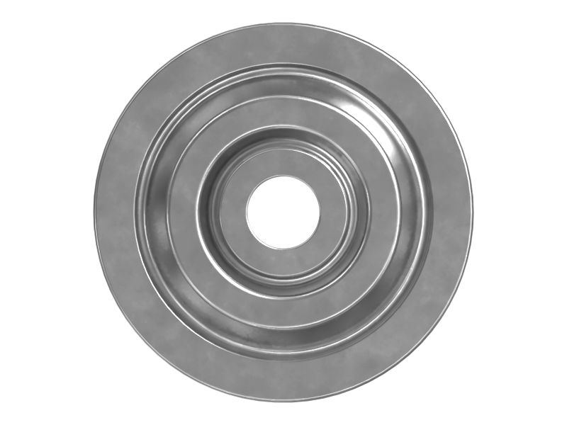 Двухкомпонентное асимметричное изолирующее резиновое крепление