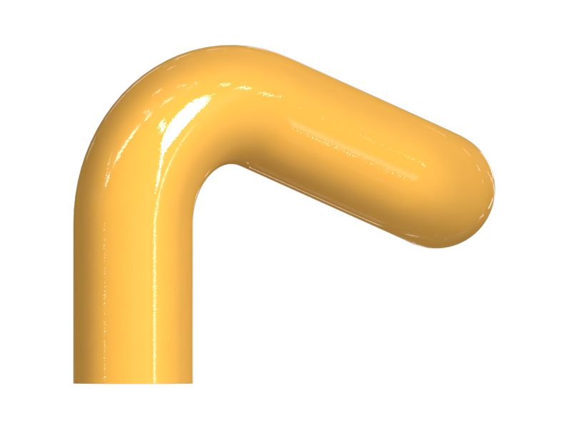 Шланг охлаждающей жидкости с несколькими изгибами