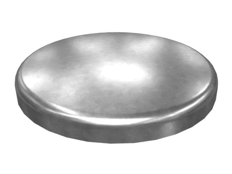 Чашечная заглушка без резьбы с наружным диаметром 63,86 мм