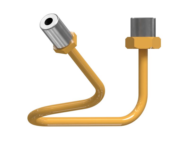 Труба линии впрыска топлива наружного диаметра 8 мм