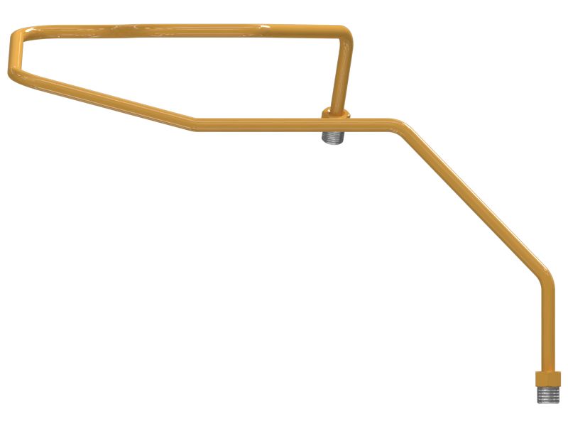 Топливный патрубок с несколькими изгибами 6,00 мм