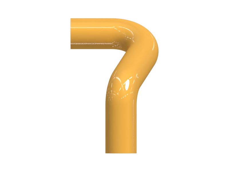 Шланг охлаждающей жидкости с несколькими изгибами