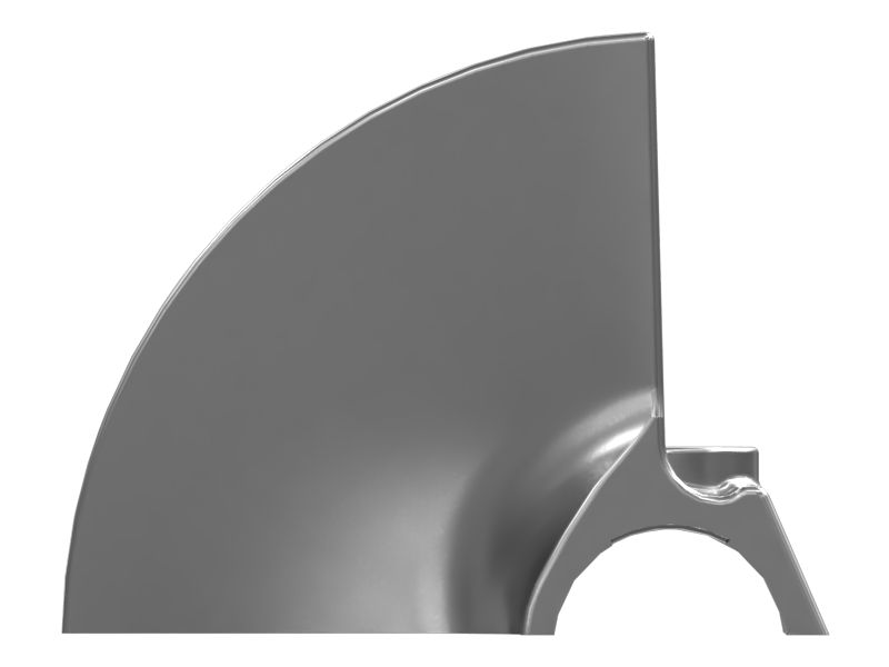 Правая четверть сегмента шнека