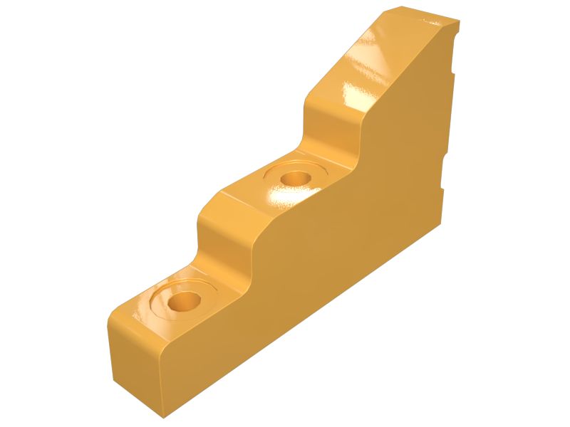 Монтажная пластина с двумя болтами толщиной 50 мм