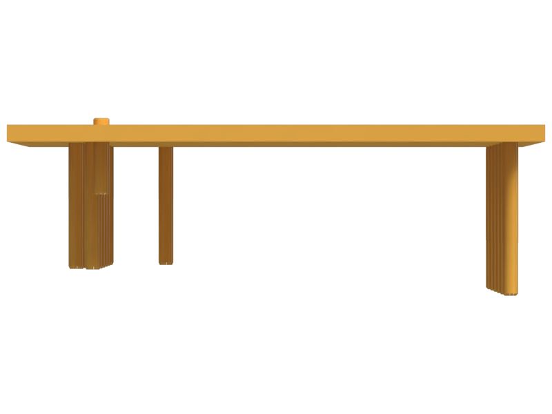 Правый удлинитель плиты вибробруса