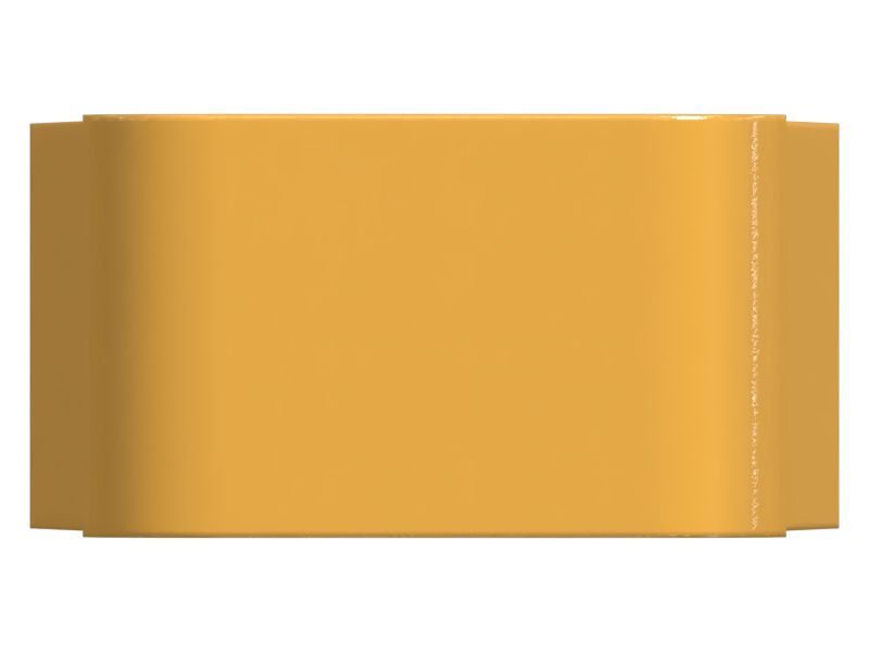 Прямоугольный скрепер со смещением на одно отверстие, длина 285 мм