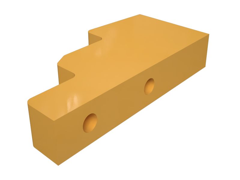 Монтажная пластина с двумя болтами толщиной 50 мм