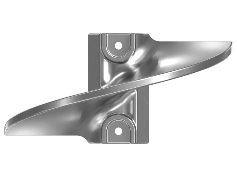 Левая половина сегмента шнека