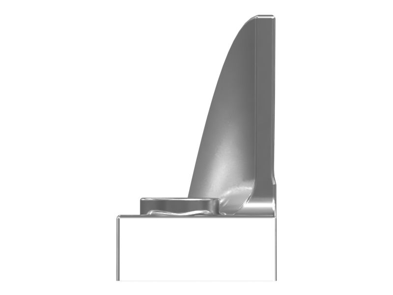 Левая четверть сегмента шнека