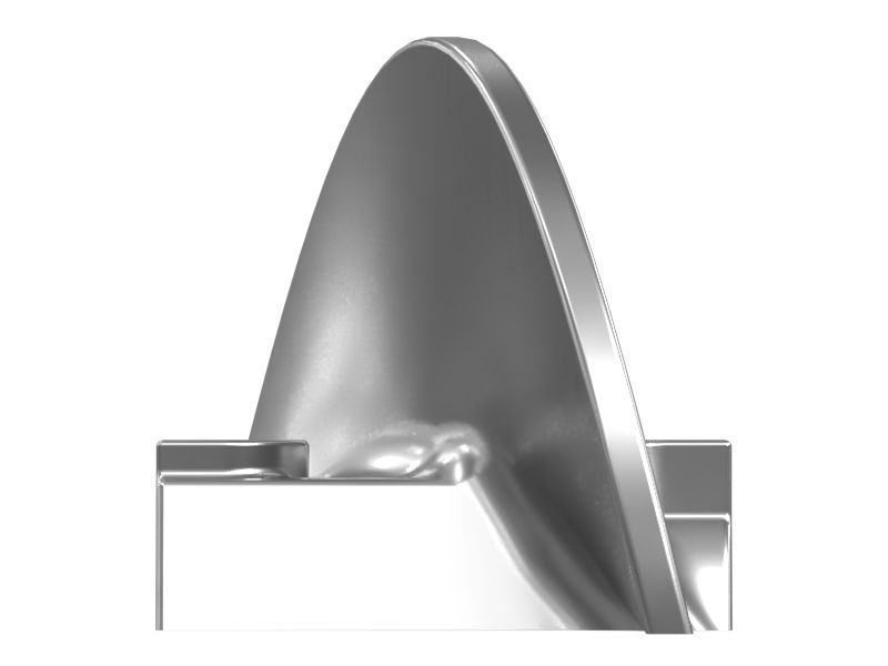 Левая половина сегмента шнека