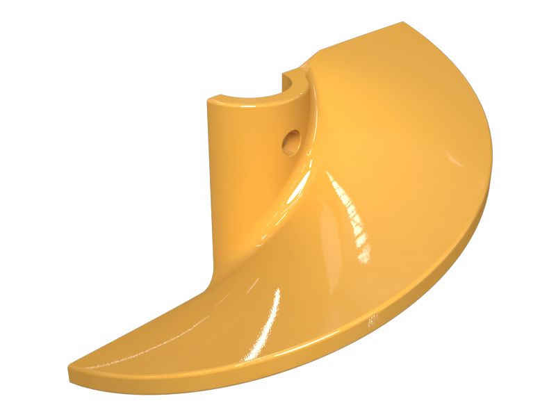 Левая четверть сегмента шнека