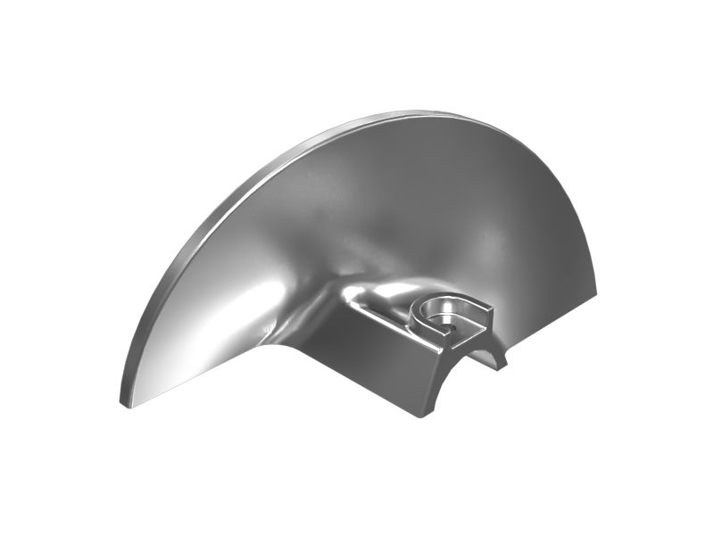 Правая половина сегмента шнека