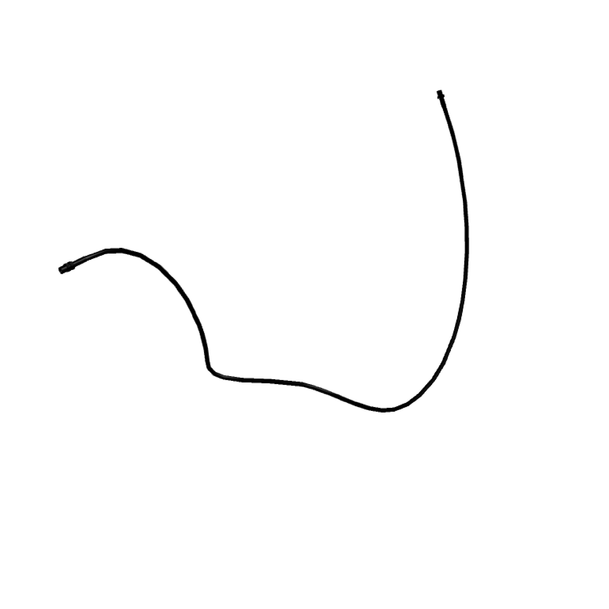 Шланг с двумя шестигранными прямыми муфтами, 3,60 мм