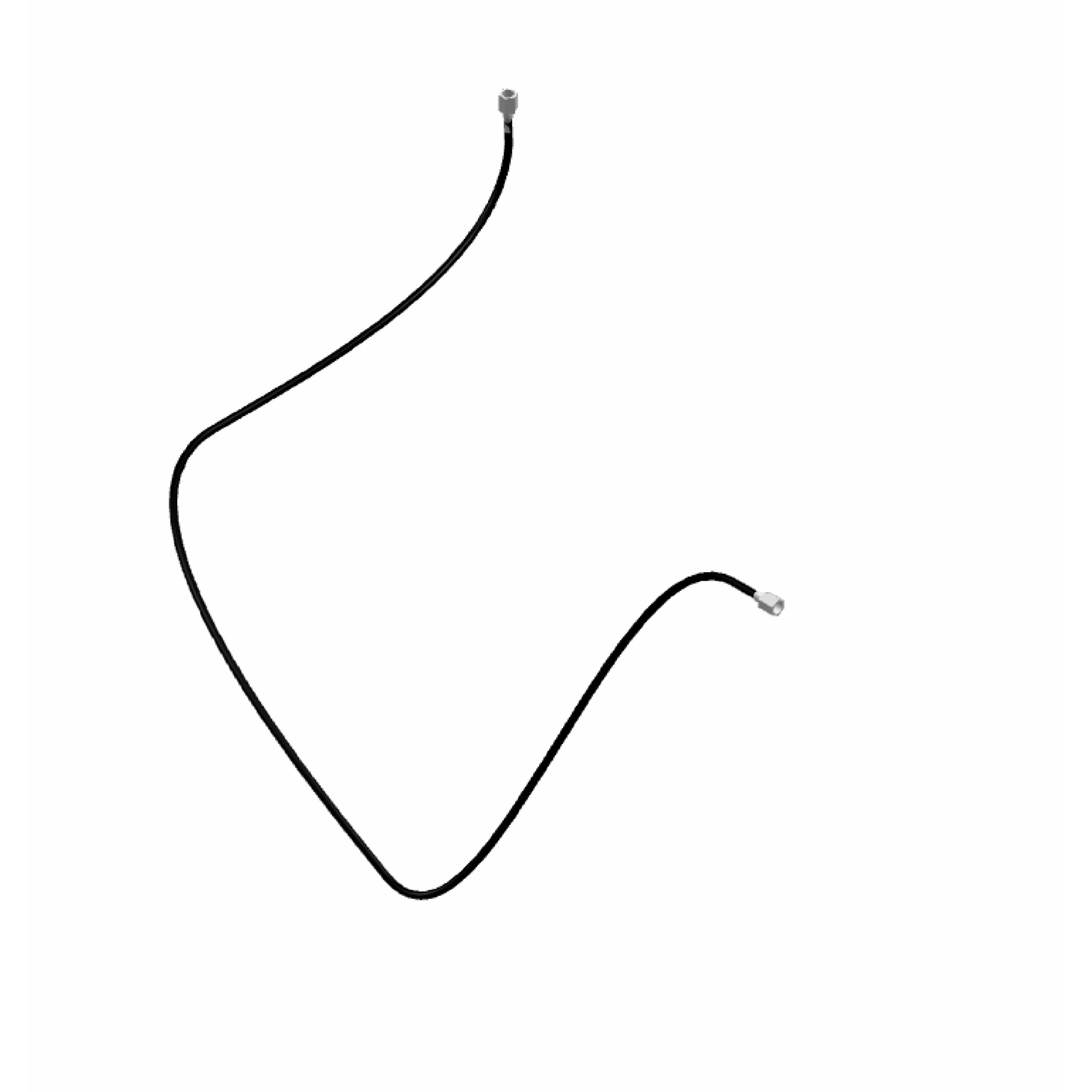 133-9658: Шланг с двумя прямыми глухими муфтами (внутренний диаметр 4,76 мм)