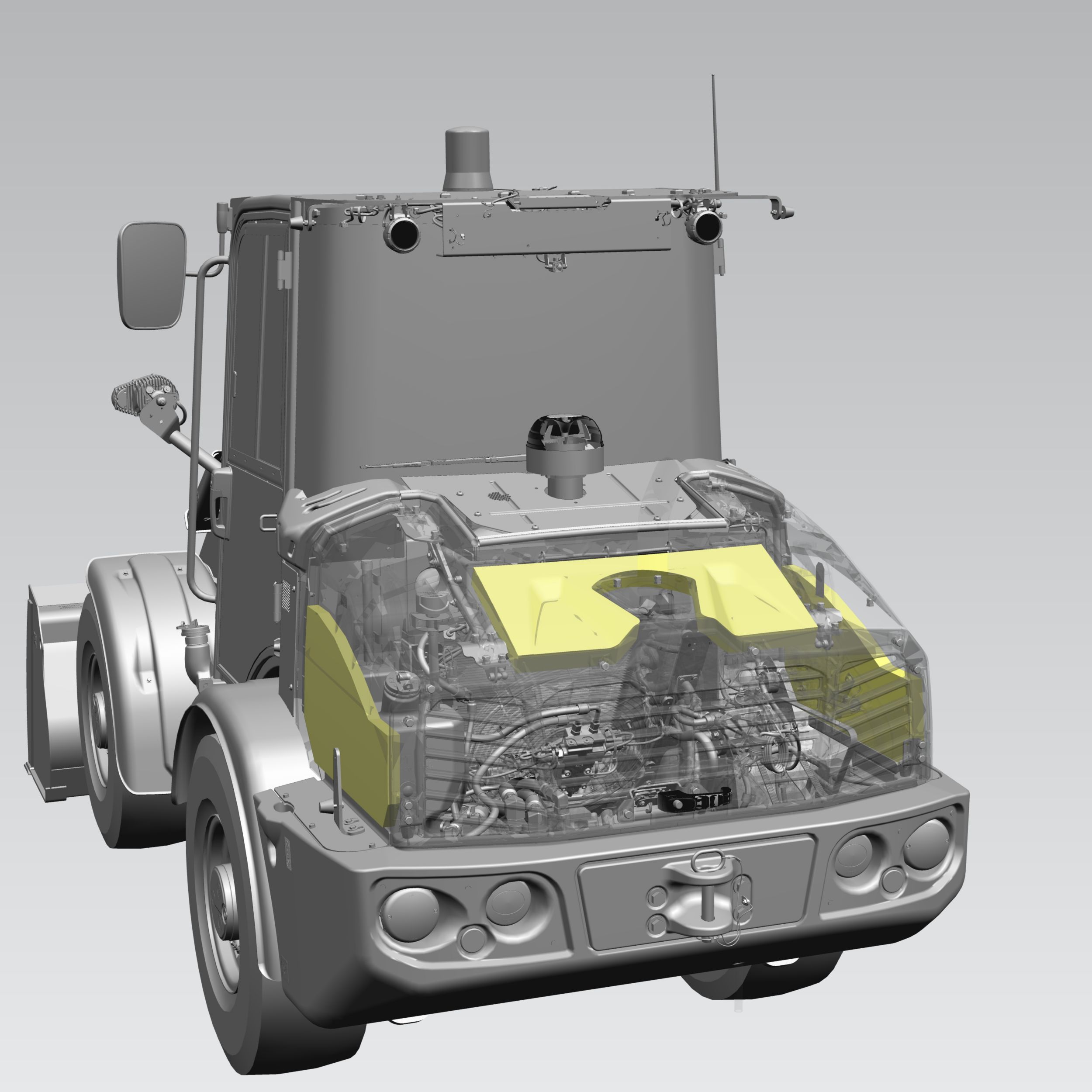 EXTERNAL SOUND SUPPRESSION, ENGINE BAY, NON EU, KIT