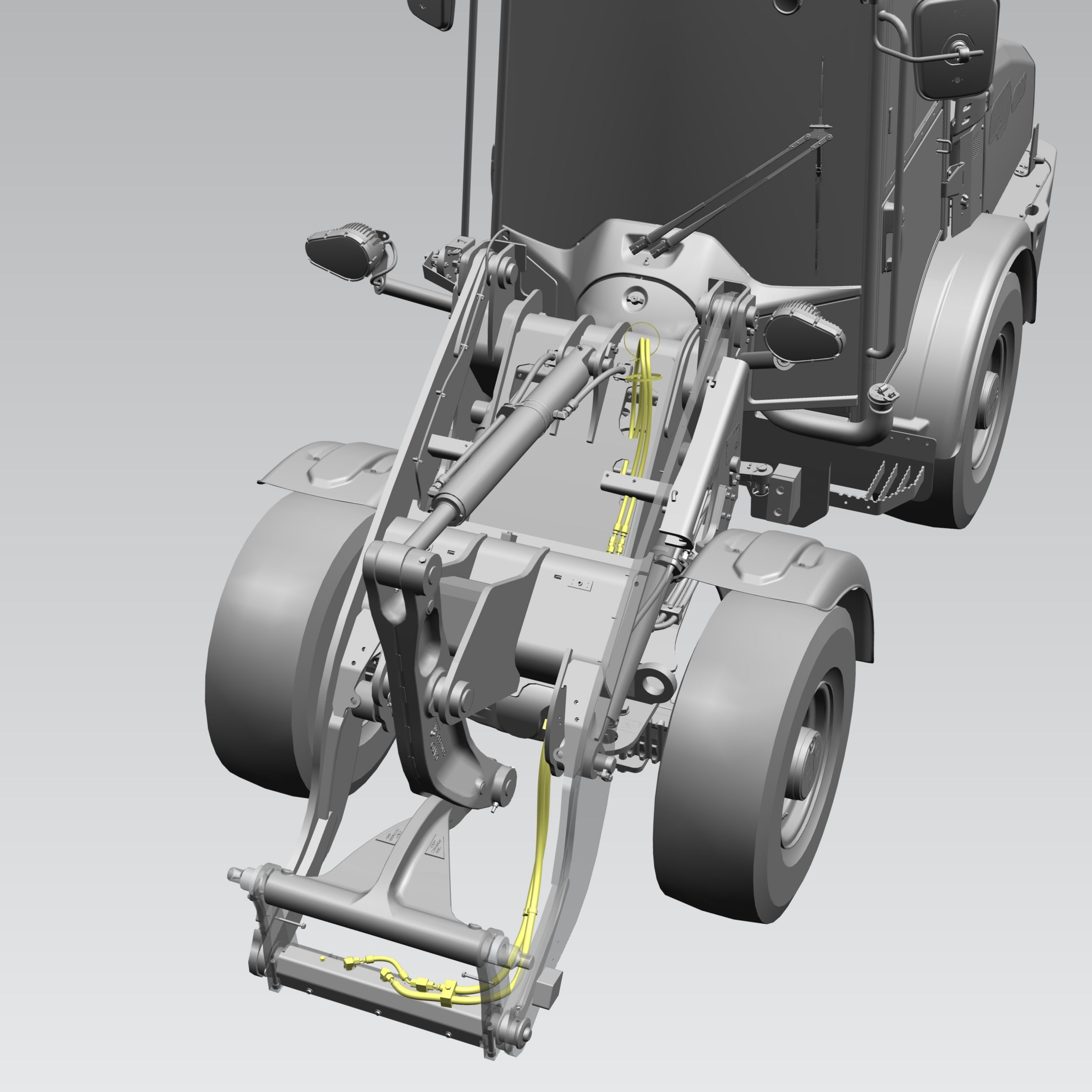 HORIZONTAL QUICK COUPLER, LINES KIT