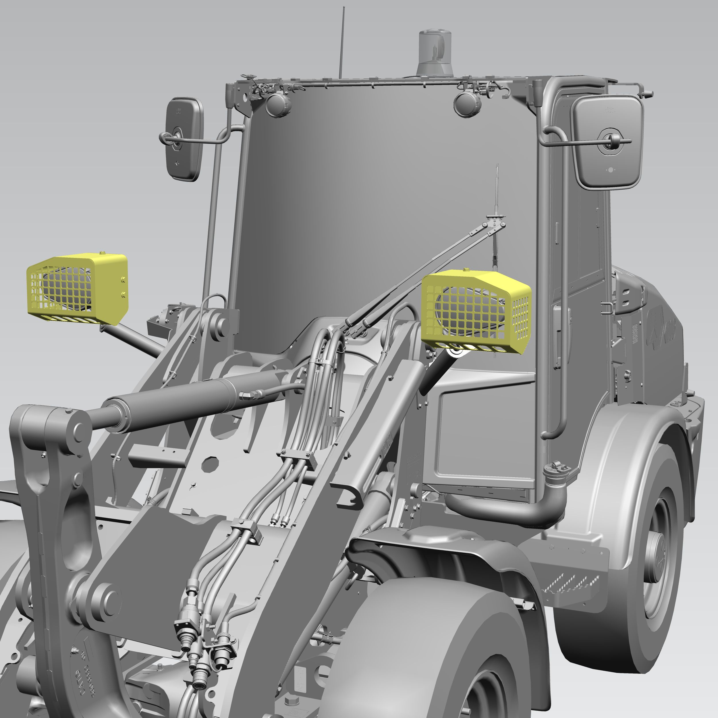 614-2266: GUARD, FRONT ROADING LIGHTS, KIT