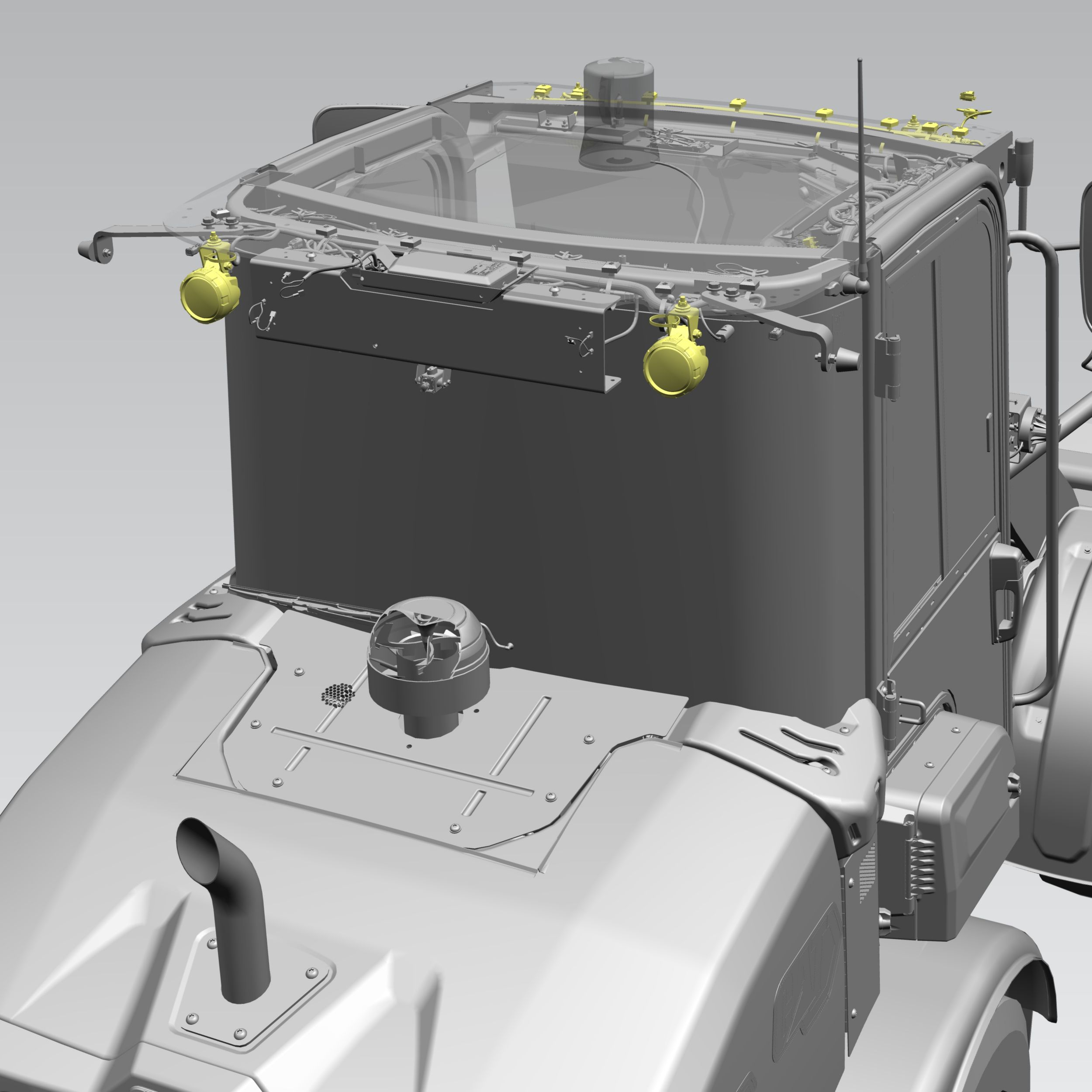 AUXILLARY WORK LIGHTS, 4X LED, KIT