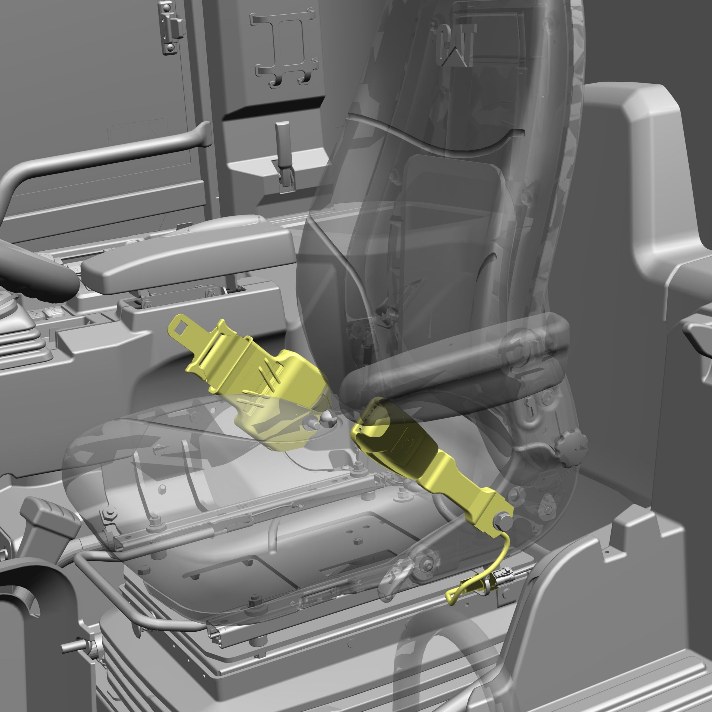 51MM (3 INCH) SEAT BELT W/INDICATOR , KIT