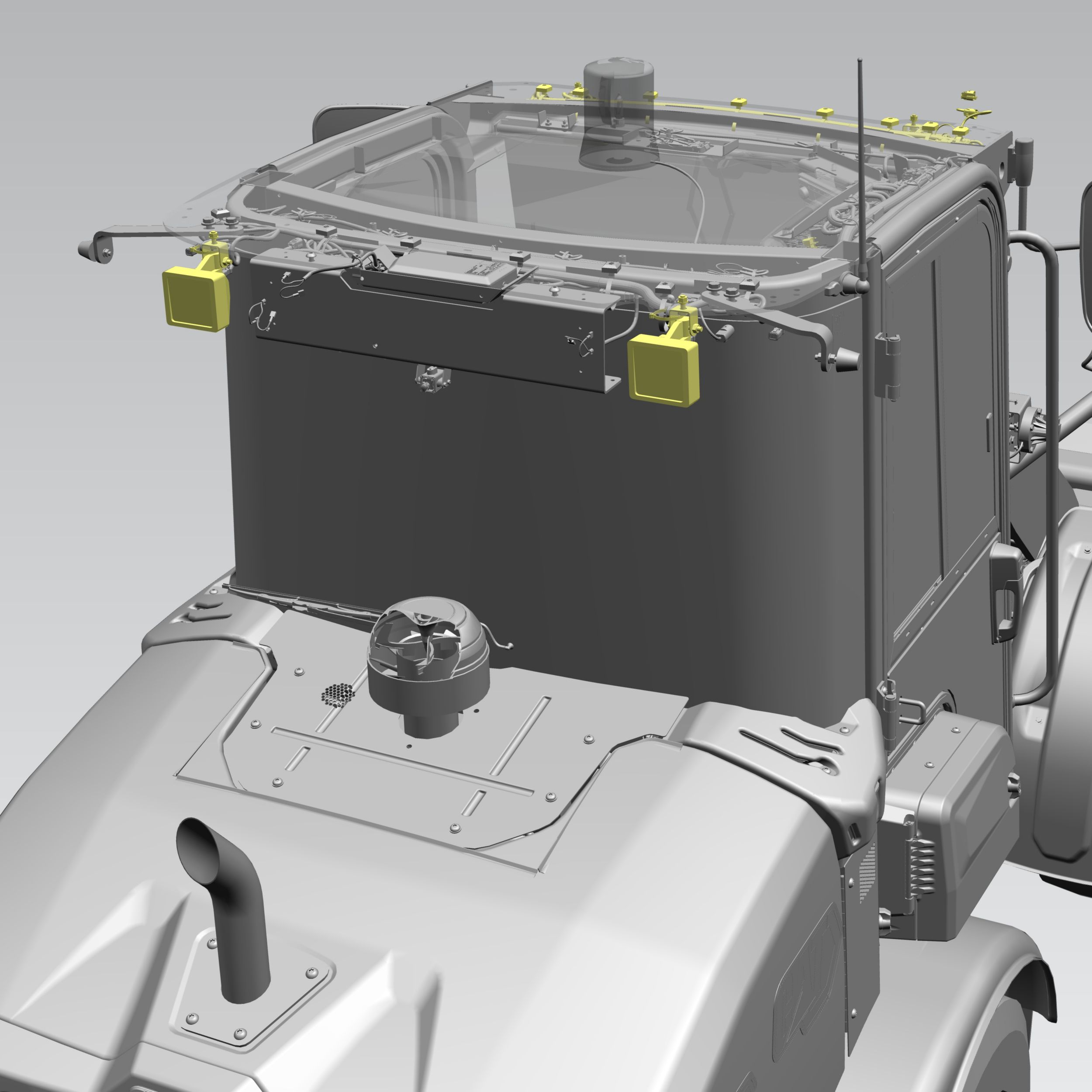 AUXILLARY WORK LIGHTS, 4X HAL, KIT