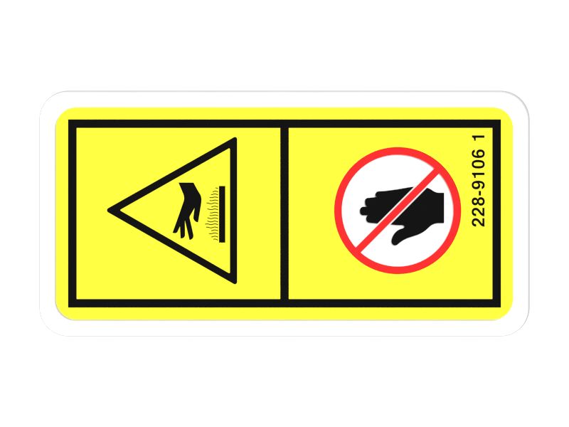 Предупреждающая пленка о горячей поверхности