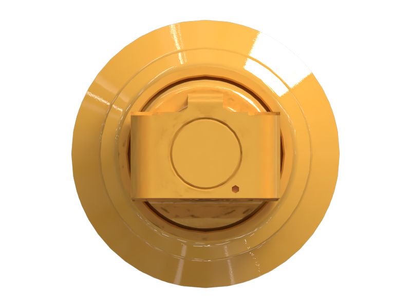 Центральный фланец опорного катка гусеничной ленты