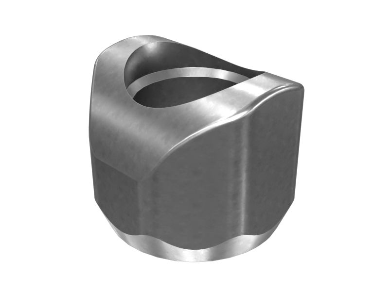 Гайка для гусеничной ленты (метр.)