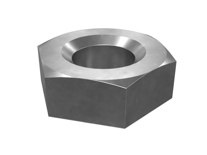 Дюймовая шестигранная гайка