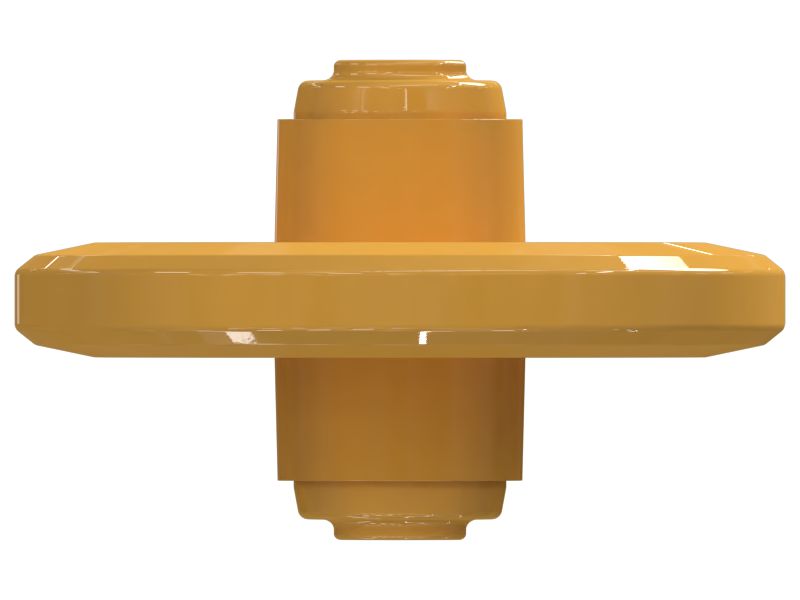 Одноребордное направляющее колесо