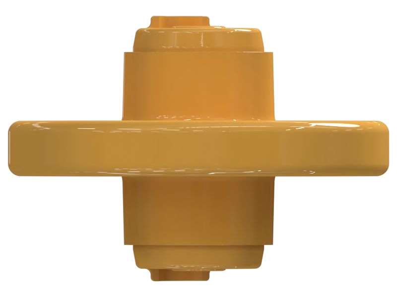 Одноребордное направляющее колесо