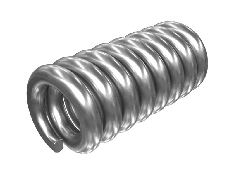 Пружина сжатия, диаметр проволоки 58 мм