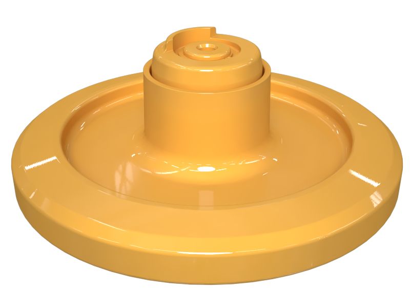 Одноребордное направляющее колесо