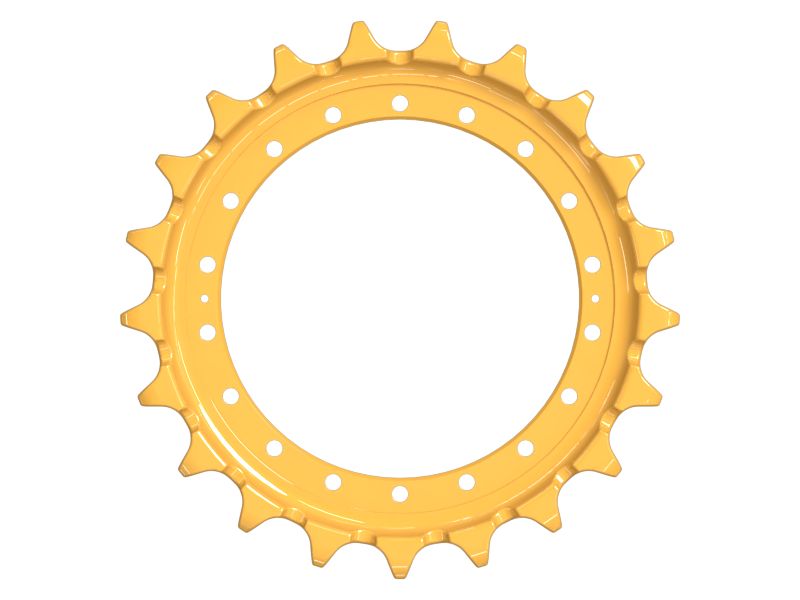 Несегментированное ведущее колесо гусеничной ленты с 21 зубом