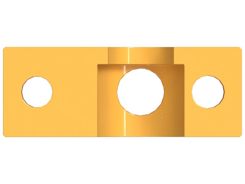 Зажимная колодка для направляющего колеса гусеничной ленты