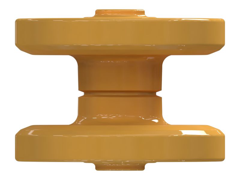 Двухребордное направляющее колесо