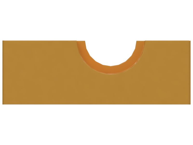 Зажимная колодка для направляющего колеса гусеничной ленты